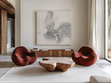 Marble Grey I by Chris Paschke. Shown as extra-large giant wall art in a modern living room. Available as an archival giclee rolled canvas, fine art paper, or poster print. SKU 92785a.