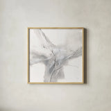 Marble Grey III by Chris Paschke. Shown in a natural wood glass frame for a timeless modern aesthetic. Available as an archival giclee rolled canvas, fine art paper, or poster print. SKU 92787a.