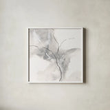 Marble Grey IV by Chris Paschke. Shown in a crisp white glass frame for a clean and minimalist style. Available as an archival giclee rolled canvas, fine art paper, or poster print. SKU 92788a.