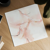 Marble Pink IV by Chris Paschke. Shown as a detailed flat fine art print, highlighting archival giclee quality. Available as an archival giclee rolled canvas, fine art paper, or poster print. SKU 92796a.