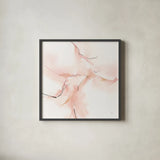 Marble Pink IV by Chris Paschke. Shown in a sleek black glass frame for a contemporary gallery look. Available as an archival giclee rolled canvas, fine art paper, or poster print. SKU 92796a.