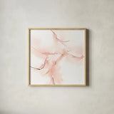 Marble Pink IV by Chris Paschke. Shown in a natural wood glass frame for a timeless modern aesthetic. Available as an archival giclee rolled canvas, fine art paper, or poster print. SKU 92796a.