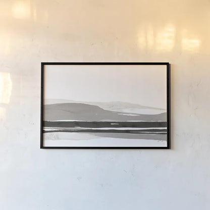 Marbled Gray I by Chris Paschke. shown as a paper print in a black flame. Available as a archival giclee rolled canvas, fine art paper, or poster print. SKU 71868i.