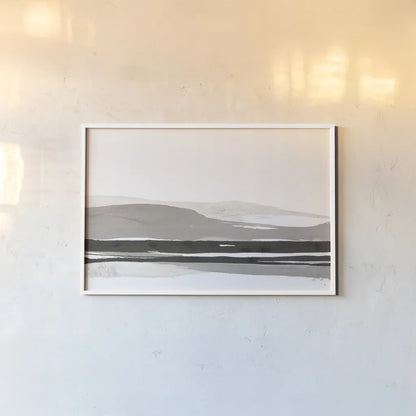 Marbled Gray I by Chris Paschke. shown as a paper print in a white frame. Available as a archival giclee rolled canvas, fine art paper, or poster print. SKU 71868i.