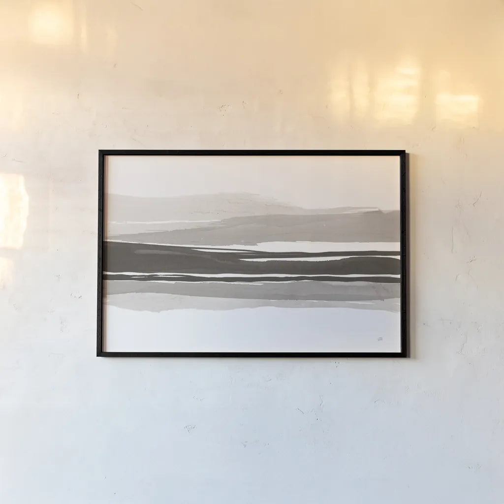 Marbled Gray II by Chris Paschke. shown as a paper print in a black flame. Available as a archival giclee rolled canvas, fine art paper, or poster print. SKU 71869i.