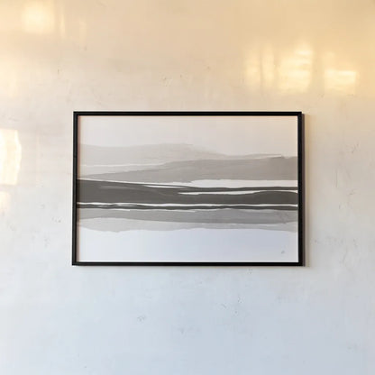 Marbled Gray II by Chris Paschke. shown as a paper print in a black flame. Available as a archival giclee rolled canvas, fine art paper, or poster print. SKU 71869i.