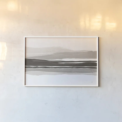 Marbled Gray II by Chris Paschke. shown as a paper print in a white frame. Available as a archival giclee rolled canvas, fine art paper, or poster print. SKU 71869i.