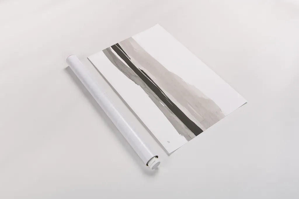 Marbled Gray III by Chris Paschke. shown as a rolled paper print. Available as archival giclee rolled canvas, fine art paper, or poster print. SKU 71870i.