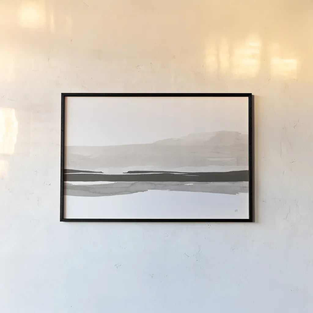 Marbled Gray III by Chris Paschke. shown as a paper print in a black flame. Available as a archival giclee rolled canvas, fine art paper, or poster print. SKU 71870i.