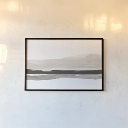 Marbled Gray III by Chris Paschke. shown as a paper print in a black flame. Available as a archival giclee rolled canvas, fine art paper, or poster print. SKU 71870i.