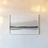 Marbled Gray III by Chris Paschke. shown as a paper print in a white frame. Available as a archival giclee rolled canvas, fine art paper, or poster print. SKU 71870i.