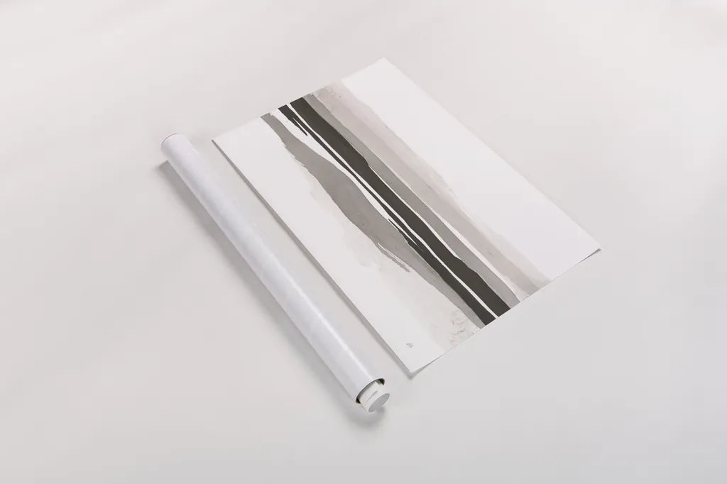 Marbled Gray IV by Chris Paschke. shown as a rolled paper print. Available as archival giclee rolled canvas, fine art paper, or poster print. SKU 71871i.