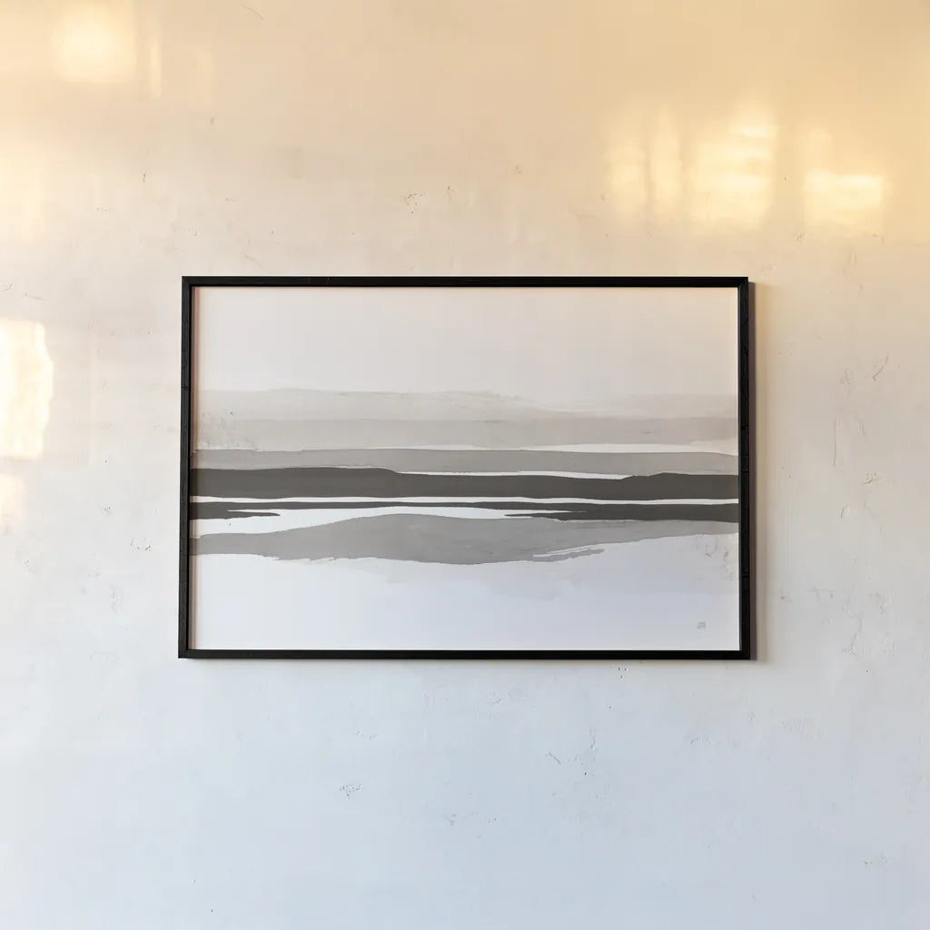 Marbled Gray IV by Chris Paschke. shown as a paper print in a black flame. Available as a archival giclee rolled canvas, fine art paper, or poster print. SKU 71871i.