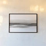 Marbled Gray IV by Chris Paschke. shown as a paper print in a black flame. Available as a archival giclee rolled canvas, fine art paper, or poster print. SKU 71871i.