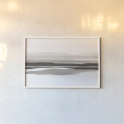 Marbled Gray IV by Chris Paschke. shown as a paper print in a white frame. Available as a archival giclee rolled canvas, fine art paper, or poster print. SKU 71871i.