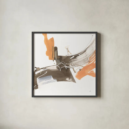 Melody I by Chris Paschke. Shown in a sleek black glass frame for a contemporary gallery look. Available as an archival giclee rolled canvas, fine art paper, or poster print. SKU 73095a.