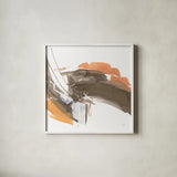 Melody III by Chris Paschke. Shown in a crisp white glass frame for a clean and minimalist style. Available as an archival giclee rolled canvas, fine art paper, or poster print. SKU 73097a.