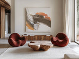 Melody III by Chris Paschke. Shown as extra-large giant wall art in a modern living room. Available as an archival giclee rolled canvas, fine art paper, or poster print. SKU 73097a.