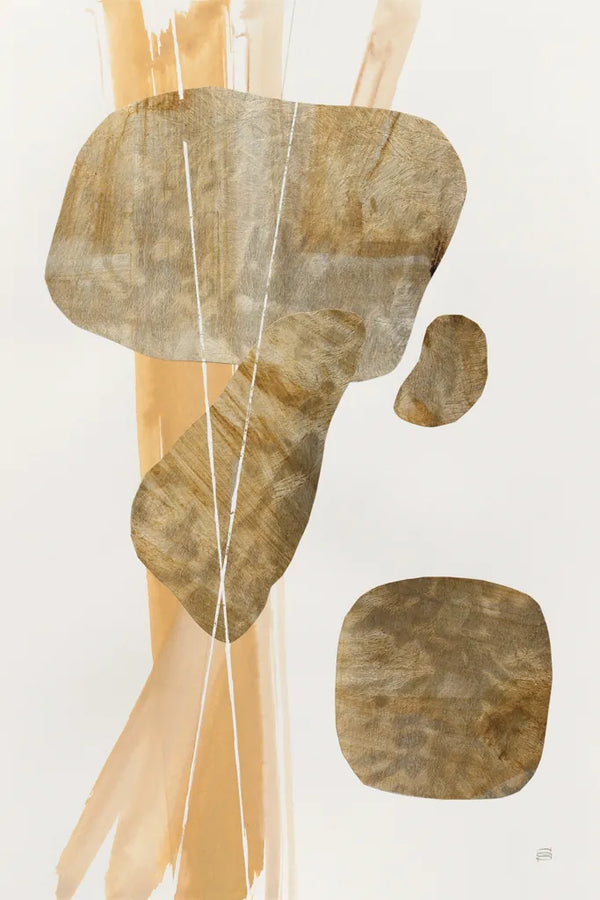 Metallic Texture Tall II by Chris Paschke. SKU 94777h. Archival Giclee Fine art print for wall decor.