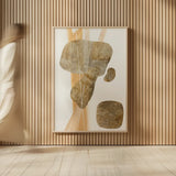 Metallic Texture Tall II by Chris Paschke. shown as over sized large wall art. Available as an archival giclee rolled canvas, fine art paper, or poster print. SKU 94777h.