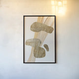 Metallic Texture Tall IV by Chris Paschke. shown as a paper print in a black flame. Available as a archival giclee rolled canvas, fine art paper, or poster print. SKU 94779h.