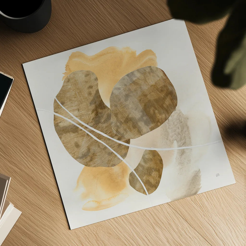 Metallic Textures I by Chris Paschke. Shown as a detailed flat fine art print, highlighting archival giclee quality. Available as an archival giclee rolled canvas, fine art paper, or poster print. SKU 94780a.