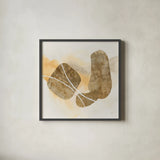 Metallic Textures II by Chris Paschke. Shown in a sleek black glass frame for a contemporary gallery look. Available as an archival giclee rolled canvas, fine art paper, or poster print. SKU 94781a.