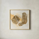 Metallic Textures II by Chris Paschke. Shown in a natural wood glass frame for a timeless modern aesthetic. Available as an archival giclee rolled canvas, fine art paper, or poster print. SKU 94781a.