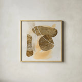 Metallic Textures IV by Chris Paschke. Shown in a natural wood glass frame for a timeless modern aesthetic. Available as an archival giclee rolled canvas, fine art paper, or poster print. SKU 94783a.