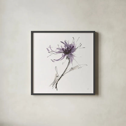 Midnight Mum I by Chris Paschke. Shown in a sleek black glass frame for a contemporary gallery look. Available as an archival giclee rolled canvas, fine art paper, or poster print. SKU 91434a.