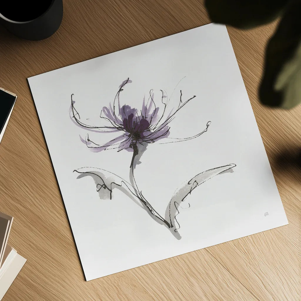 Midnight Mum II by Chris Paschke. Shown as a detailed flat fine art print, highlighting archival giclee quality. Available as an archival giclee rolled canvas, fine art paper, or poster print. SKU 91435a.