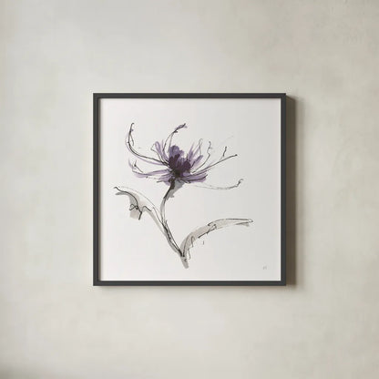 Midnight Mum II by Chris Paschke. Shown in a sleek black glass frame for a contemporary gallery look. Available as an archival giclee rolled canvas, fine art paper, or poster print. SKU 91435a.