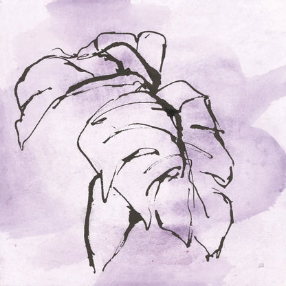 Midnight Plum Leaf I by Chris Paschke. SKU 91454a. Archival Giclee Fine art print for wall decor.