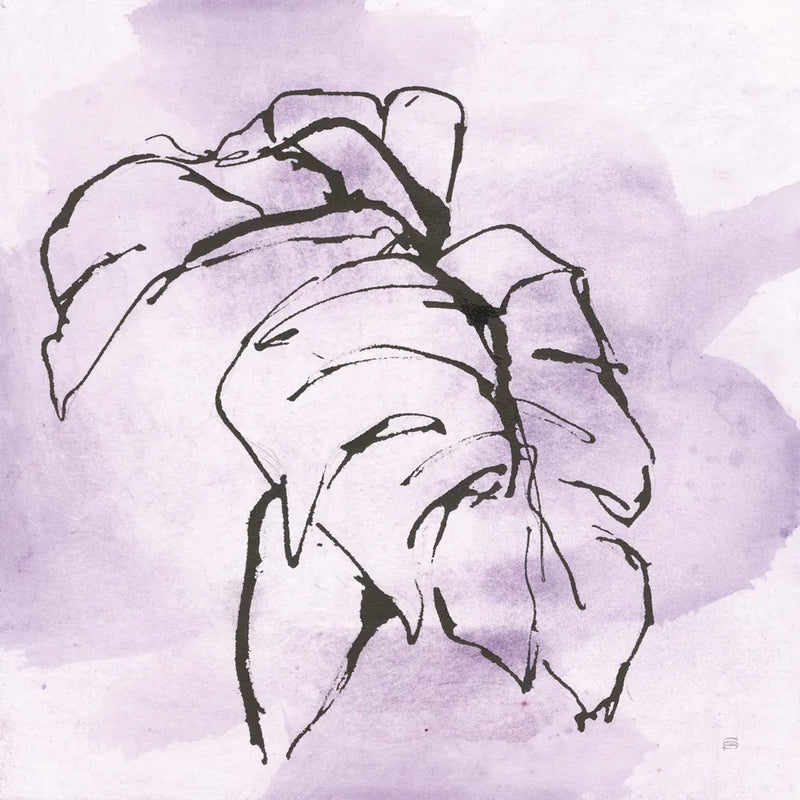Midnight Plum Leaf I by Chris Paschke. SKU 91454a. Archival Giclee Fine art print for wall decor.