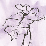 Midnight Plum Leaf II by Chris Paschke. SKU 91455a. Archival Giclee Fine art print for wall decor.