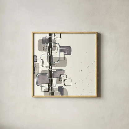 Mind Games I by Chris Paschke. Shown in a natural wood glass frame for a timeless modern aesthetic. Available as an archival giclee rolled canvas, fine art paper, or poster print. SKU 32521a.