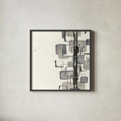 Mind Games II by Chris Paschke. Shown in a sleek black glass frame for a contemporary gallery look. Available as an archival giclee rolled canvas, fine art paper, or poster print. SKU 32522a.