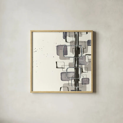 Mind Games II by Chris Paschke. Shown in a natural wood glass frame for a timeless modern aesthetic. Available as an archival giclee rolled canvas, fine art paper, or poster print. SKU 32522a.