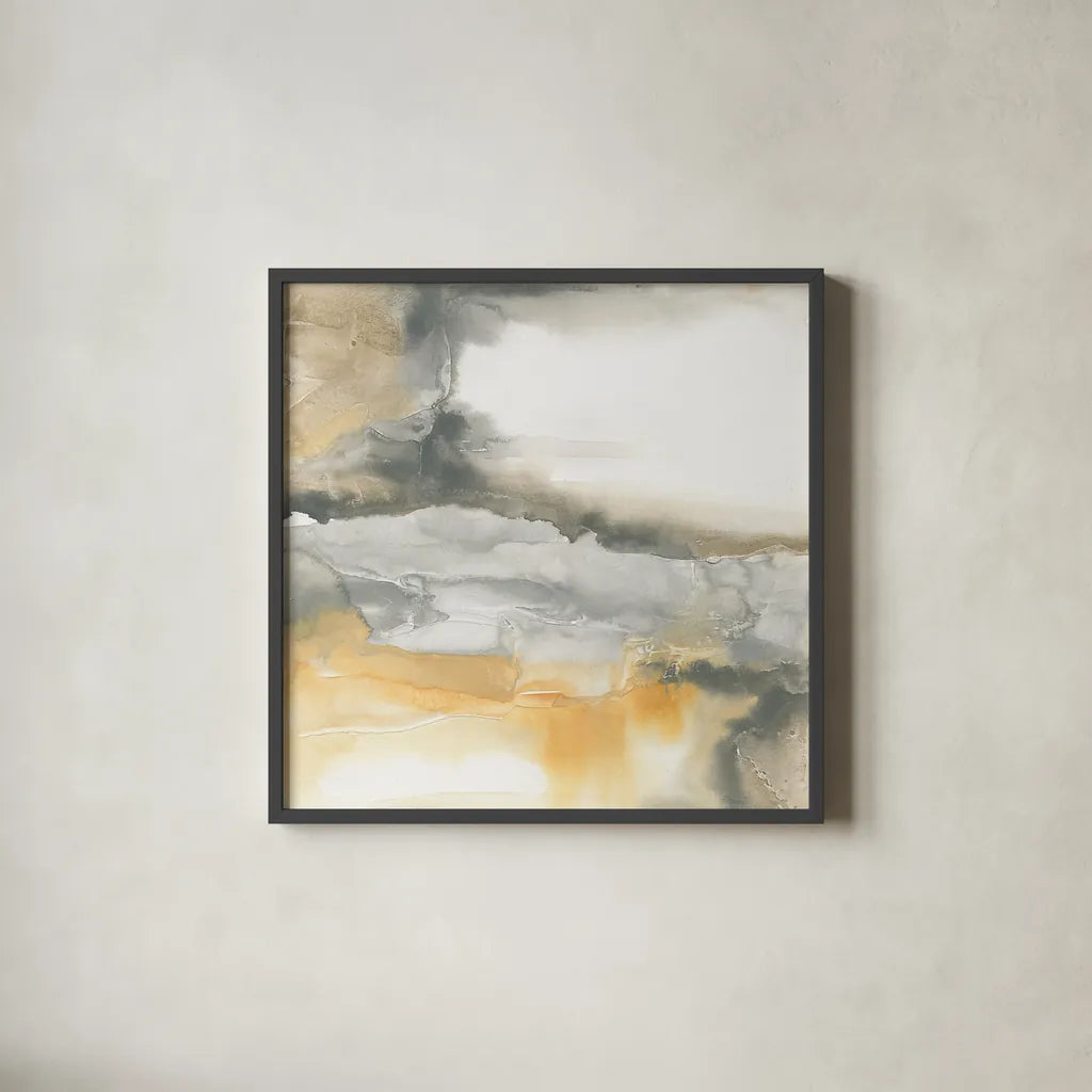 Minerals I by Chris Paschke. Shown in a sleek black glass frame for a contemporary gallery look. Available as an archival giclee rolled canvas, fine art paper, or poster print. SKU 22567a.