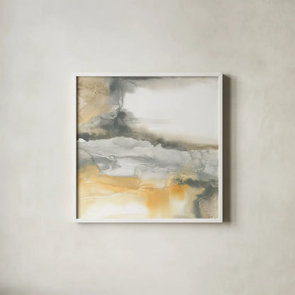 Minerals I by Chris Paschke. Shown in a crisp white glass frame for a clean and minimalist style. Available as an archival giclee rolled canvas, fine art paper, or poster print. SKU 22567a.