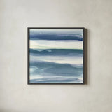 Mint Dawn I by Chris Paschke. Shown in a sleek black glass frame for a contemporary gallery look. Available as an archival giclee rolled canvas, fine art paper, or poster print. SKU 33976a.