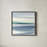 Mint Dawn III by Chris Paschke. Shown in a sleek black glass frame for a contemporary gallery look. Available as an archival giclee rolled canvas, fine art paper, or poster print. SKU 33978a.