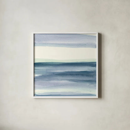 Mint Dawn IV by Chris Paschke. Shown in a crisp white glass frame for a clean and minimalist style. Available as an archival giclee rolled canvas, fine art paper, or poster print. SKU 33979a.