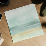 Mint and Sand II by Chris Paschke. Shown as a detailed flat fine art print, highlighting archival giclee quality. Available as an archival giclee rolled canvas, fine art paper, or poster print. SKU 68152a.