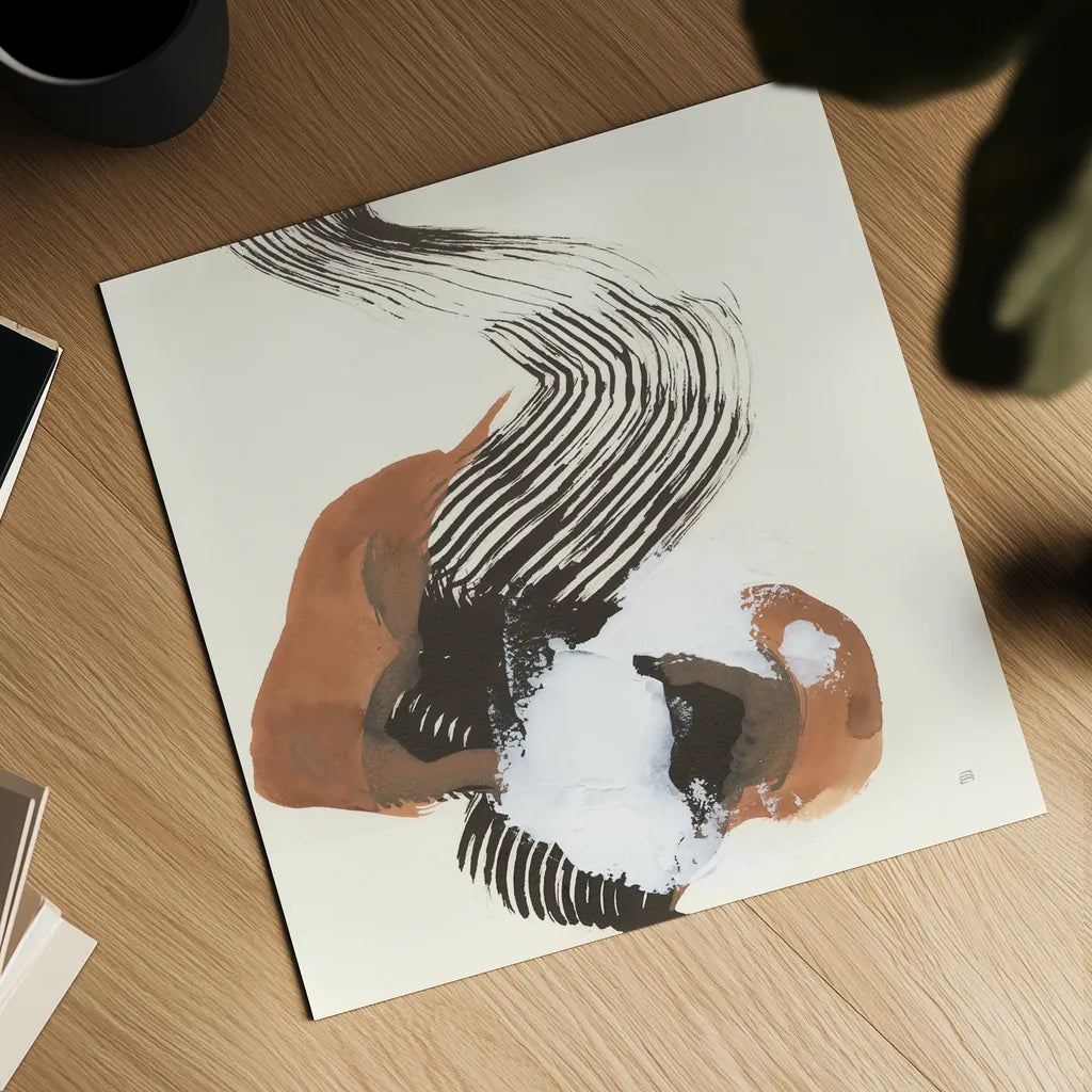 Mixed Modern I by Chris Paschke. Shown as a detailed flat fine art print, highlighting archival giclee quality. Available as an archival giclee rolled canvas, fine art paper, or poster print. SKU 84549a.