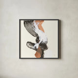 Mixed Modern II by Chris Paschke. Shown in a sleek black glass frame for a contemporary gallery look. Available as an archival giclee rolled canvas, fine art paper, or poster print. SKU 84550a.