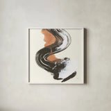 Mixed Modern IV by Chris Paschke. Shown in a crisp white glass frame for a clean and minimalist style. Available as an archival giclee rolled canvas, fine art paper, or poster print. SKU 84552a.