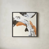 Mixed Modern VI by Chris Paschke. Shown in a sleek black glass frame for a contemporary gallery look. Available as an archival giclee rolled canvas, fine art paper, or poster print. SKU 84554a.