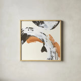 Mixed Modern VI by Chris Paschke. Shown in a natural wood glass frame for a timeless modern aesthetic. Available as an archival giclee rolled canvas, fine art paper, or poster print. SKU 84554a.