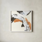 Mixed Modern VI by Chris Paschke. Shown in a crisp white glass frame for a clean and minimalist style. Available as an archival giclee rolled canvas, fine art paper, or poster print. SKU 84554a.